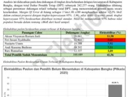 Inilah Hasil Survei SMR Election untuk Pilkada Ulang Kabupaten Bangka