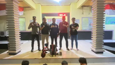 Yusril Mahendra bersama Temannya Ditangkap Polres Bangka Barat