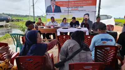 DPRD Babel Soroti Alih Fungsi Lahan di Desa Serdang, Sawah Ratusan Hektare Terancam