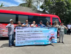 Peringati Hari Perhubungan Nasional, PT Timah Bersama Dinas Perhubungan Belitung Timur Hadirkan Mobil Sehat