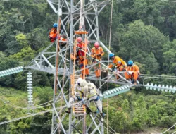 Jelang Hari Kesaktian Pancasila, PLN Jaga Keandalan Listrik Tegangan Tinggi Tanpa Padam, Ganti Isolator SUTT 150 kV Jalur Mentok