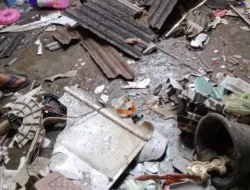 Rumah Warga di Belinyu Rusak Usai Disambar Petir, Mesin Cuci hingga Kulkas Hancur
