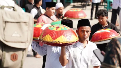Meriahkan Hari Jadi ke 268, Pemkot Pangkalpinang Gelar Nganggung Akbar dan Doa Bersama di Masjid Agung Kubah Timah