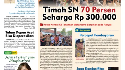 Pasca Demo, PT. Timah Tbk Harus Melakukan Gerak Cepat untuk Membeli Hasil Tambang Rakyat, Libatkan BUMdes atau Koperasi Desa