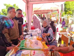 Senam Sehat dan Sembako Murah Diserbu Warga, Kolaborasi Disperindag dan Honda Babel