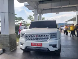 Presiden Prabowo Subianto Kunker ke Babel Gunakan Mobil Maung Garuda