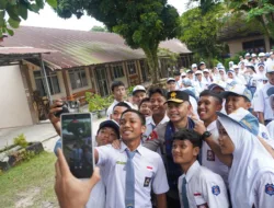 Sebelum Pindah Tugas, Kapolda Babel Kunjungi SMAN 1 Tanjung Pandan