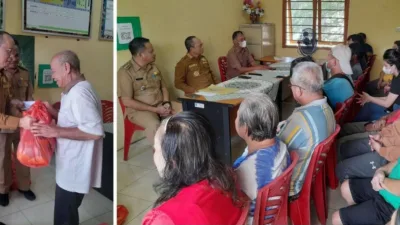 Bupati Algafry Salurkan BLT dan Paket Sembako