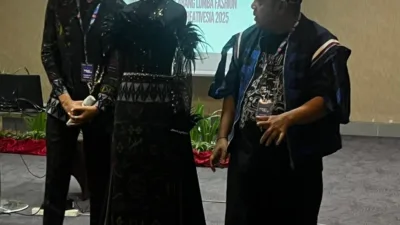 Sandi Stiawan, Pemuda Bangka Selatan Tampilkan Tema Fauna di Lomba Fashion Kreativesia 2025