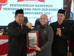 Paripurna Penyampaian Ranperda APBD, DPRD Babel Siap Kawal APBD 2026