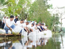 PT TIMAH  Tbk Tebar Belasan Ribu Bibit Ikan di Kolong Bekas Tambang, Optimalisasi Pemanfaatan Kolong dan Ekonomi Masyarakat
