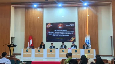 Tok! KPU Tetapkan Fery-Syahbudin sebagai Bupati dan Wakil Bupati Bangka Terpilih