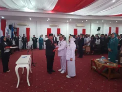 Udin – Dessy Resmi Dilantik sebagai Wali Kota dan Wakil Wali Kota Pangkalpinang, Ini Pesan Gubernur Babel
