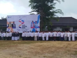 Hari Santri Jadi Momentum Perkuat Semangat Nasionalisme, Ribuan Santri Apel Akbar di Islamic Center Sungailiat