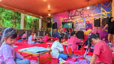Boy Yandra Sebut Menggambar dapat Mengasah Motorik Halus dan Kreativitas Anak