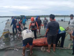 Tug Boat Kawan Kita XI Tenggelam Dihantam Cuaca Buruk di Perairan Seliu, Satu ABK Meninggal 