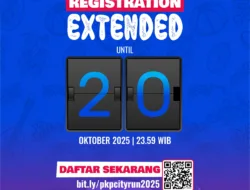 Pendaftaran Pangkalpinang City Run 2025 Diperpanjang hingga 20 Oktober, Amankan Tiketmu Sebelum Kehabisan!