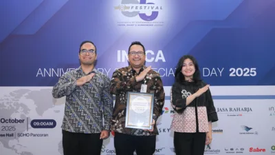 Dukung Keselamatan dan Keamanan di Industri Penerbangan, Jasa Raharja Terima Penghargaan pada HUT ke-55 INACA
