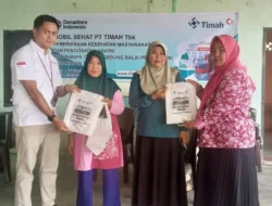 PT TIMAH Tbk Hadirkan Pelayanan Kesehatan Gratis dan Berikan Makanan Tambahan bagi Masyarakat di Karimun