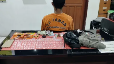 Miliki 94 Paket Sabu, Warga Sukabumi Tertangkap di Bangka Barat