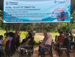 Mobil Sehat PT TIMAH Hadir di Teluk Uma, Warga Antusias Dapatkan Layanan Kesehatan Gratis
