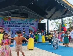 Parade Dunia Fantasi Digelar di Telaga Emas Bangka, Ajang Anak Ekpresikan Kreatifitas