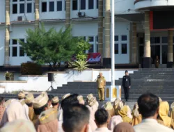 Apel Gabungan, Prof Udin Ajak ASN Bekerja dengan Semangat, Gotong Royong dan Konsisten Jalankan Program Pembangunan Baru