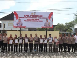 Salah Satunya Ketua Satkamling Cempedak, Delapan Tokoh Masyarakat Diganjar Penghargaan dari Kapolresta Pangkalpinang