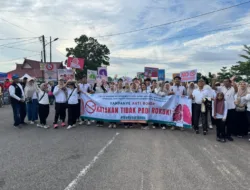 Ratusan Warga Pangkalpinang Ramaikan Kampanye Anti Rokok di Taman Delova