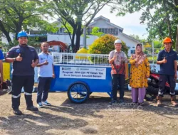 Layanan Makin Cepat, Bank Sampah Basayan Berseri Terima Motor Sampah dari PT TIMAH Tbk