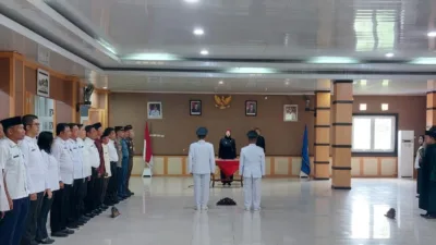 Wabup Basel Lantik Suhar dan Rosyadi jadi Pj Kades Bangka Kota dan Tiram, Debby: Yakin Mampu Bangun Desa