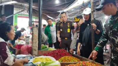 Jelang Nataru, Wabup Cek Harga dan Stok Bapok di Pasar Terminal Toboali