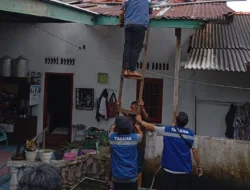 BPBD dan Tagana Gerak Cepat Bantu Korban Puting Beliung