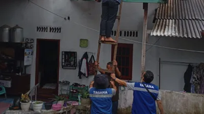 BPBD dan Tagana Gerak Cepat Bantu Korban Puting Beliung