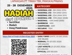 Timah 2025 Archery Competition Digelar di Pangkalpinang, Jadi Ajang Pembinaan Atlet Panahan Nasional