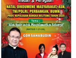 Wakapolda Babel Ajak Umat Kristiani Bangka dan Belitung Ikut Rayakan Natal Oikoumene 2025, Bakal Dihadiri 5.000 Umat