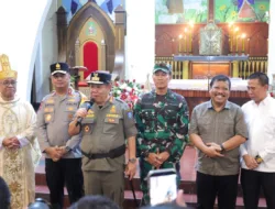 Pastikan Natal 2025 Aman dan Damai, Gubernur Tinjau Gereja dan Pos Pengamanan