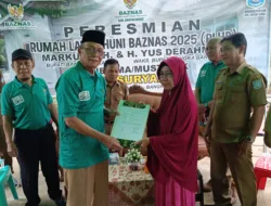 Resmikan Empat RLH Baznas, Wabup Imbau Penerima Jaga dan Rawat dengan Baik