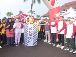 Jalan Sehat dan Senam Bersama HAKORDIA 2025, Pemprov Babel Tegaskan Komitmen Basmi Korupsi