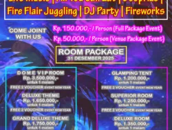 Nikmati Detik Pergantian Tahun di Ujung Ombak Pesona Bay Sea View Hotel, Bertabur Promo dan Doorprize, Dimeriahkan Live Music dan DJ Party