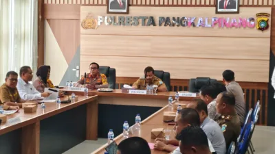 Pemkot dan Polresta Pangkalpinang Gelar Rakor Operasi Lilin Menumbing 2025, Inilah Titik Lokasi yang Jadi Perhatian