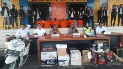 Rilis Akhir Tahun Polresta Pangkalpinang, Kasus Narkoba Turun Drastis