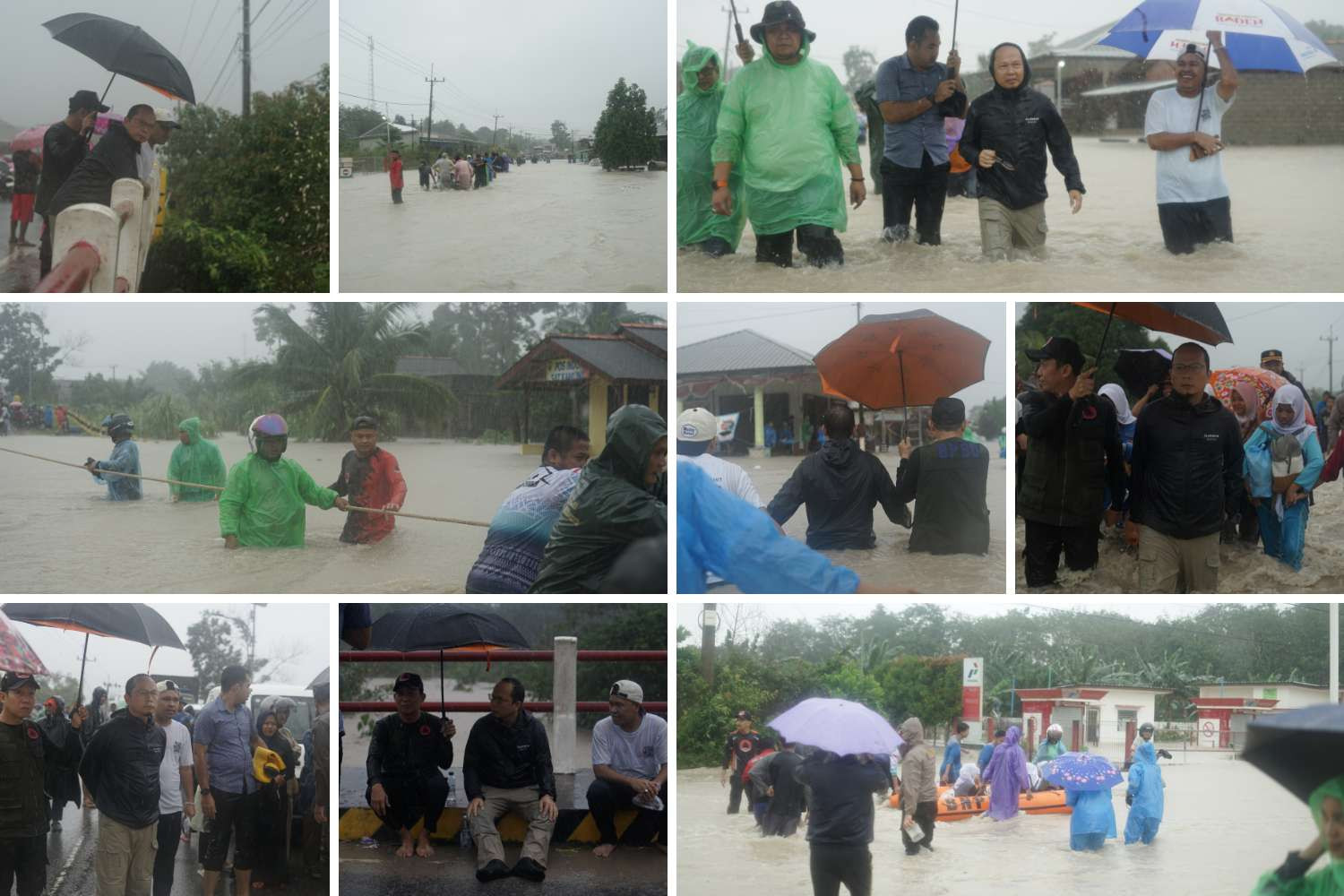 Bupati Bateng Algafry Rahman Ingatkan Warga Waspada Banjir Susulan, Pemkab Siapkan Posko Pengungsian dan Dapur Umum