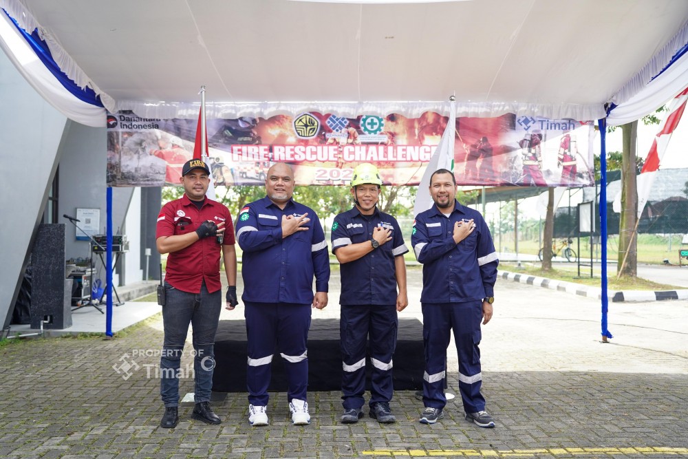 Semarak Peringatan Bulan K3 Nasional di PT TIMAH Tbk, Gelar Timah Fire Rescue Challange