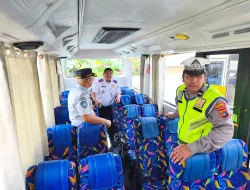 Jelang Imlek dan Idulfitri 2026, Dishub Babel Pastikan Bus Damri Layak Jalan