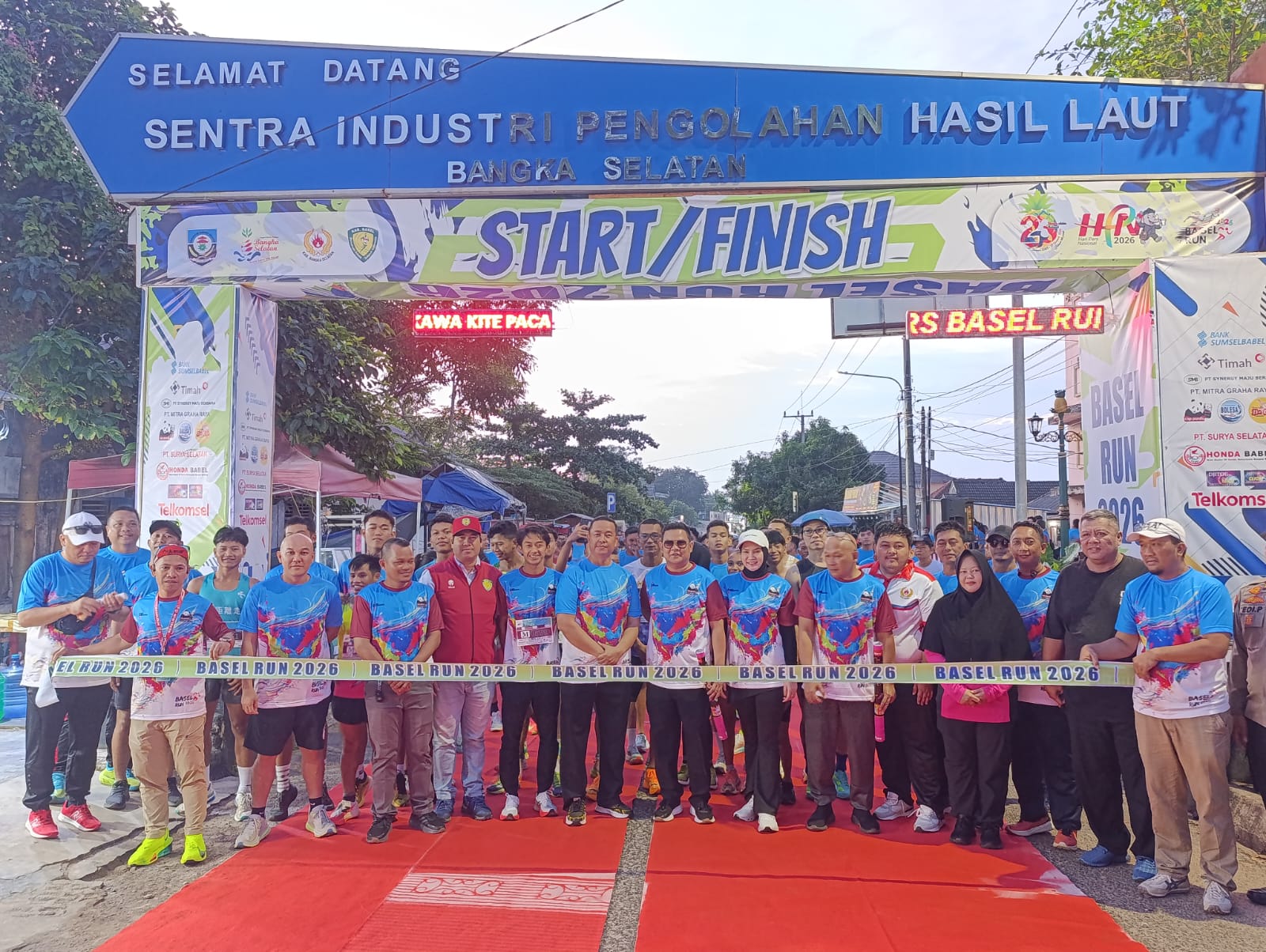 Kompak!! Bupati Basel Bersama Forkopimda Ikut Lari 5K di Basel Run 2026