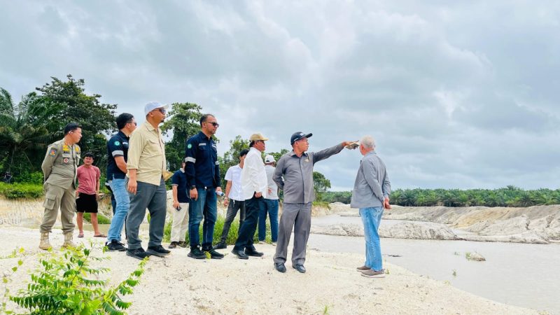 Aktivitas Penambangan Rambah Area Perkantoran Pemkab Bangka Tengah, Ketua DPRD Desak PT Timah Segera Hentikan