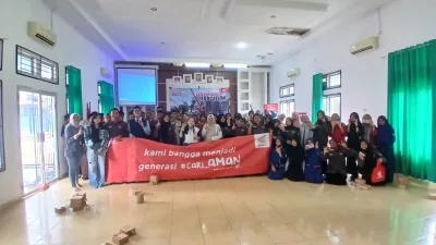 Honda Babel Gelar Edukasi Safety Riding di SMK Negeri 1 Pangkalan Baru