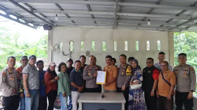 Menuju WBK WBBM, Polres Babar MoU dengan PWI