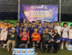 Melalui Turnamen Futsal, Anak Muda Mentok Bangun Solidaritas, Jaga Kamtibmas dan Junjung Sportivitas